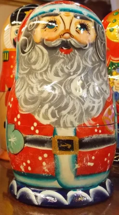 ALSH Nesting Deluxe Santa Dolls^ Santas