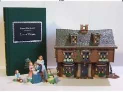 Clearance Nev, Little Women The March Resident Set/4, 56.56606 New England Village
