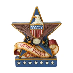 New Never Forget Eagle Star, Mini, 6003977, Jim Shore Novelty