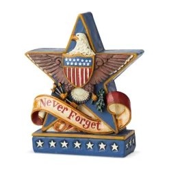 New Never Forget Eagle Star, Mini, 6003977, Jim Shore Novelty