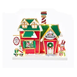 Clearance North Pole Buildings, 4 Assorted Trains