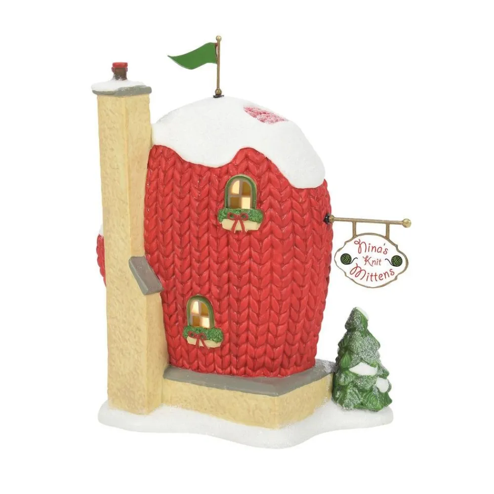 Clearance Np, Nina's Knit Mittens, 6007615, North Pole Village North Pole Village