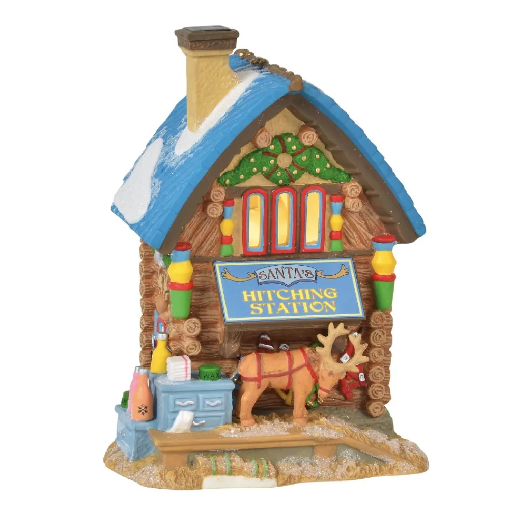Cheap Np, North Pole Santa's Hitching Station, Limited Edition, 6000615 North Pole Village