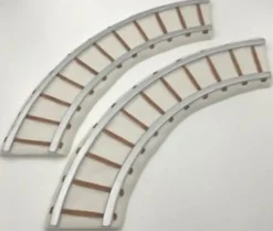 Store Npv, Northern Lights Curved Track, 4033846, North Pole Village Village Accessories