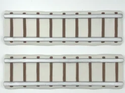 Sale Npv, Northern Lights Straight Track Set/2, 4033845, North Pole Village Village Accessories