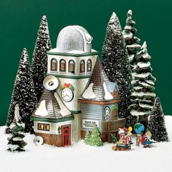 Department 56 Npv, Weather & Time Observatory, 56.56385, North Pole Village^ Santas