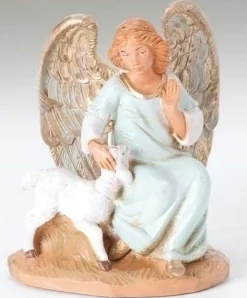 Best Sale Olivia Angel W/Lamb, , 52520 5"