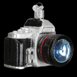 Old World Christmas Owc Camera Ornament, 32227^ Glass