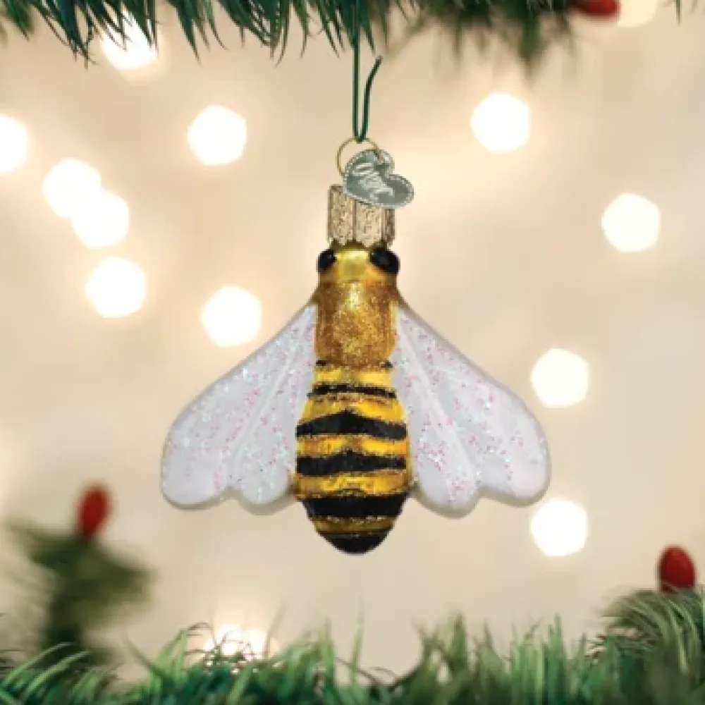 Old World Christmas Owc Honey Bee Ornament, 12520^ Glass