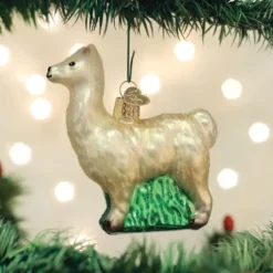 Old World Christmas Owc Llama Ornament, 12284^ Glass