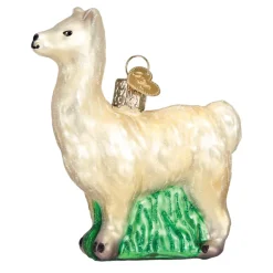Old World Christmas Owc Llama Ornament, 12284^ Glass