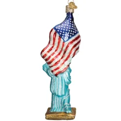 Old World Christmas Owc Statue Of Liberty Ornament, 10181^ Glass