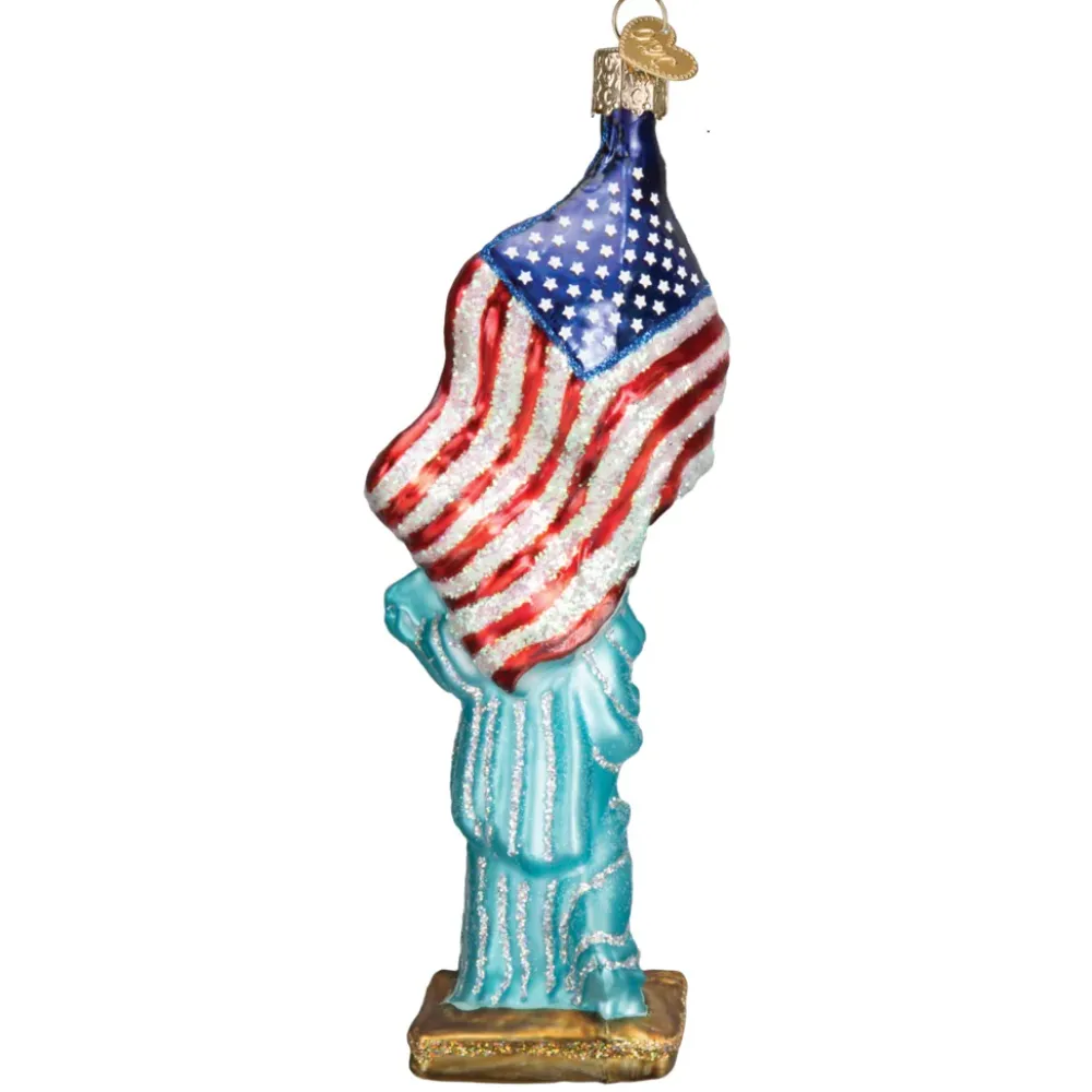 Old World Christmas Owc Statue Of Liberty Ornament, 10181^ Glass