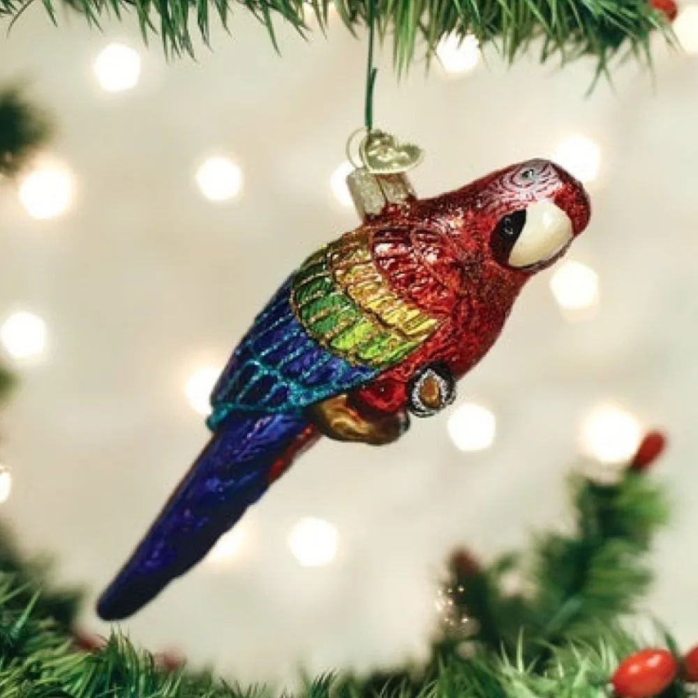 New Owc Tropical Parrot Ornament, 16117 Novelty