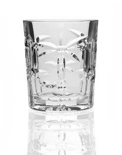 Best Sale Palm Double Old Fashioned Set/4 Crystal