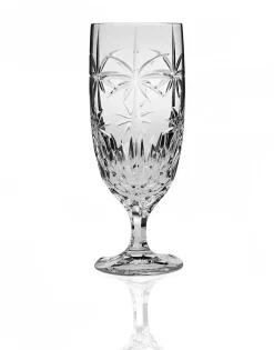 Hot Palm Iced Tea Glasses Set/4 Crystal