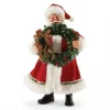 Enesco Pd, Front Door Decor, 4052447, Clothtique Santa, Possible Dreams^ Resin