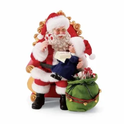 Enesco Pd, Please, Santa, 6008587, Possible Dreams^ Clothtique/Fabriche Santas