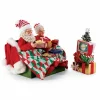 Enesco Pd, Santa And Mrs. Claus Binge Watching, 6008610, Possible Dreams, Clothique^ Clothtique/Fabriche Santas