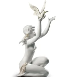 Cheap Peace Offering, Lady With Dove Lladro