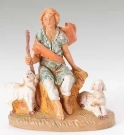 Discount Peter Boy With Sheep 5", , 54049 Religious