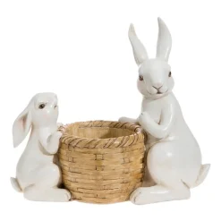 Raz Rabbits With Basket^ Easter