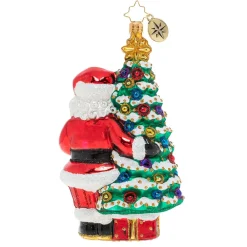 Christopher Radko Radko Aids Awareness Christmas Tree, 1020034, ^ Santas