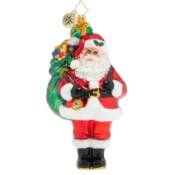 Christopher Radko Radko Carrying A Heavy Load Ornament, 1020049, ^ Glass