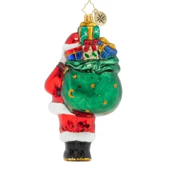 Christopher Radko Radko Carrying A Heavy Load Ornament, 1020049, ^ Glass