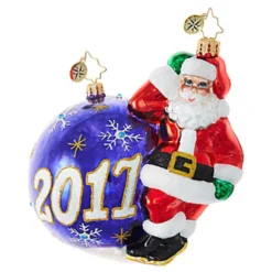 Christopher Radko Radko, Having A Ball 2017, 1019016^ Santas