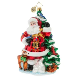 Christopher Radko Radko Santa's Menagerie Of Friends, 1019913, ^ Santas