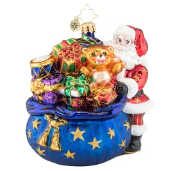 Christopher Radko Radko, Santa's Surprise Ornament, 1019636^ Santas