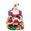 Christopher Radko Radko, St. Nick Visit Ornament, 1019866^ Santas