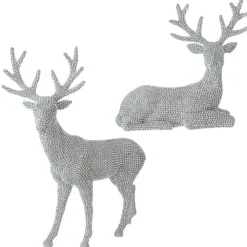 Raz Rhinestone Deer^ Resin