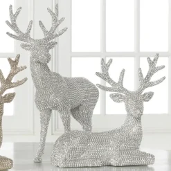 Raz Rhinestone Deer^ Resin