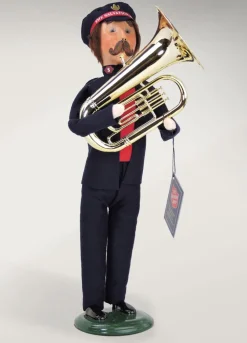 Byers Choice Salvation Army, Man With French Horn, , 4412D^ Byers Choice Carolers