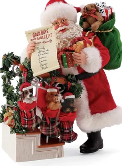Department 56 Santa And His Pets Puppy Stockings, 6008219, Possible Dreams^ Santas