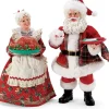 Department 56 Santa And Mrs. Claus All The Trimmings, 6008213, Possible Dreams^ Clothtique/Fabriche Santas