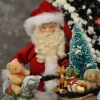 Elaine Roesle Santa Claus With Sack And Rocking Horse^ Santas