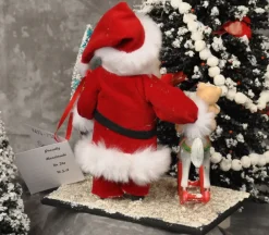 Elaine Roesle Santa Claus With Sack And Rocking Horse^ Santas