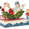 Enesco Santa Frosty The Snowman And Karen Sleigh^ Santas