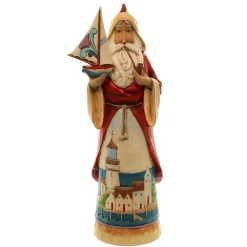 Enesco Santa Sail Boat^ Santas