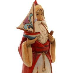 Enesco Santa Sail Boat^ Santas