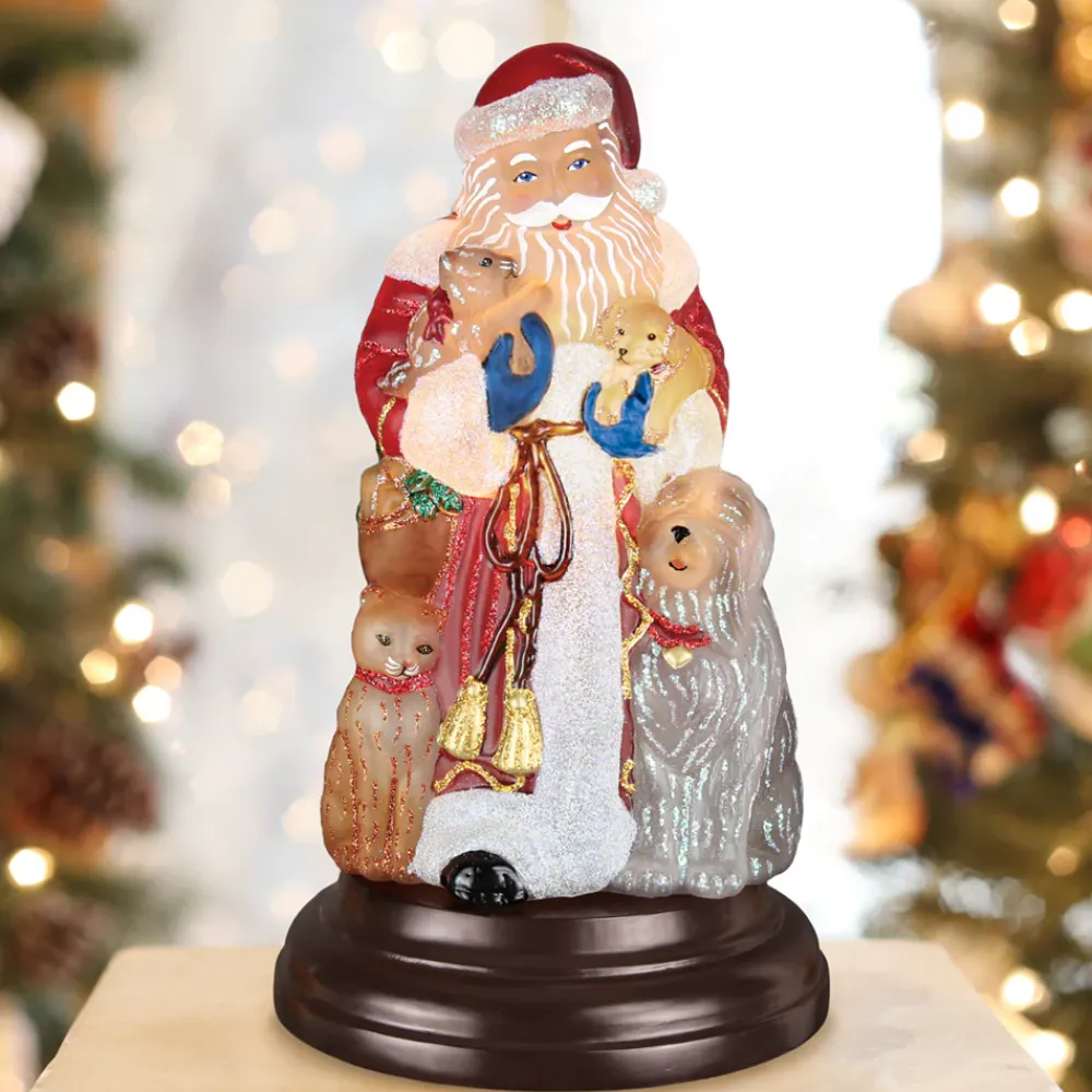 Old World Christmas Santa's Furry Friends^ Santas