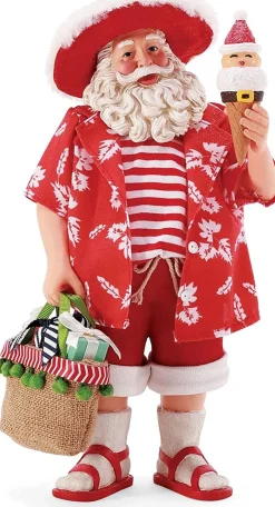 Department 56 Santa's Ice Cream, 6008215, Possible Dreams^ Clothtique/Fabriche Santas