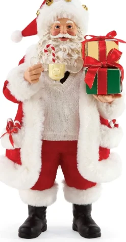 Department 56 Santa's Moose Mug, 6005266, Possible Dreams^ Clothtique/Fabriche Santas
