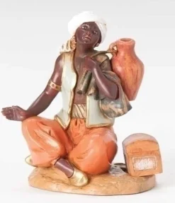 Outlet Seated Camel Driver, 12", , 52905 12"