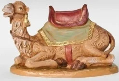 Store Seated Camel With Saddle Blanket, 7.5", , 52843 7.5"