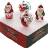 Shiny Brite , Hs Santa Figures Glass, Holiday Splendor, 4027719^ Glass