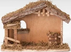 Online Stable, Wooden, 5", , 54628 Resin Nativity